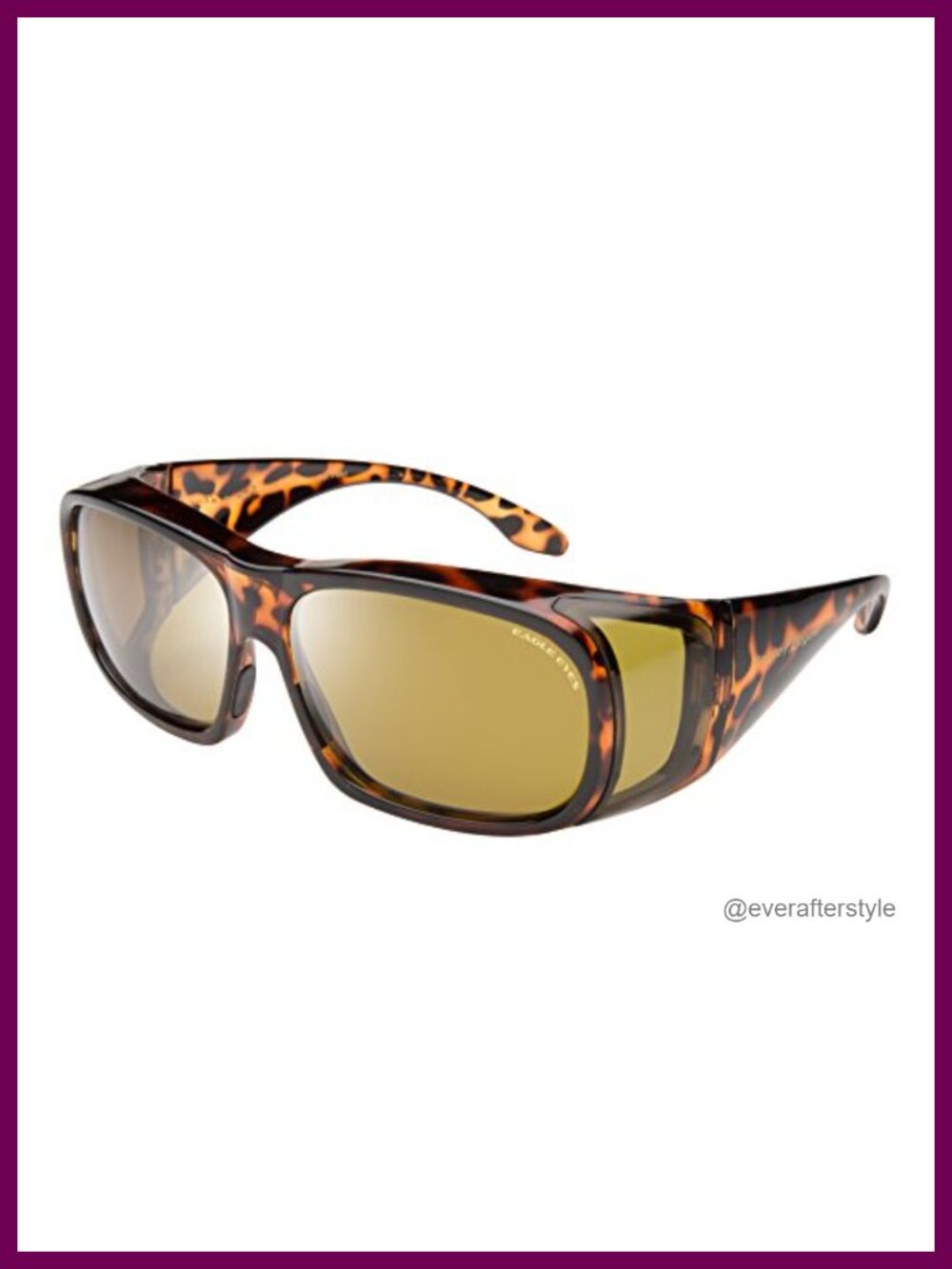 Polarized Fitover Sunglasses Oversized Half Frame UV Protection